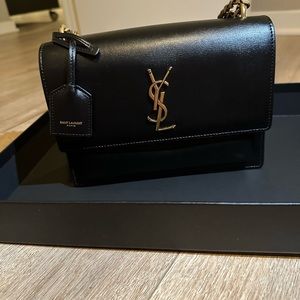 YSL medium sunset bag + Gold hardware
